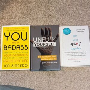 Set of Three Motivational Books